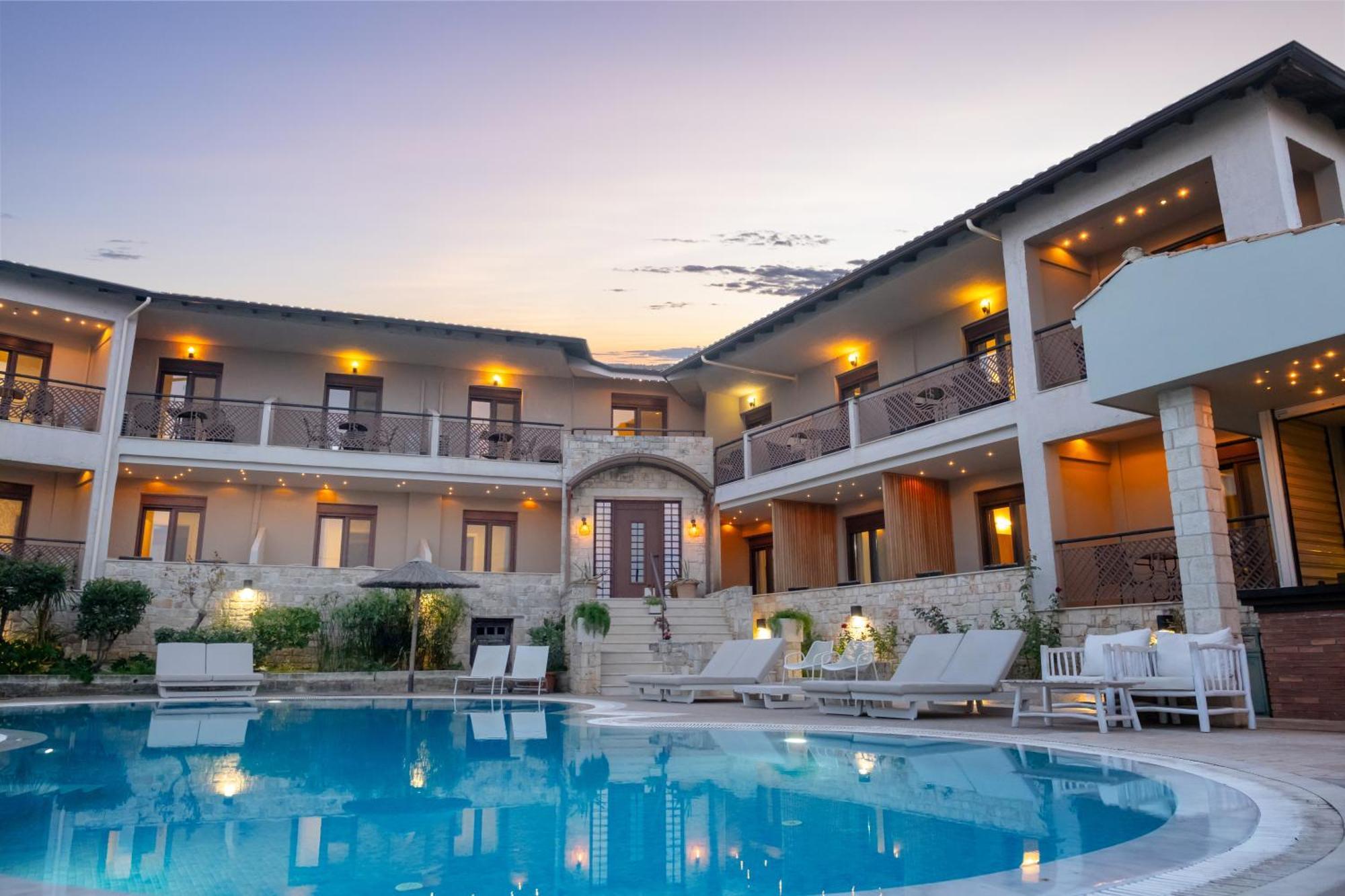 Stamos Hotel Afytos Exterior foto