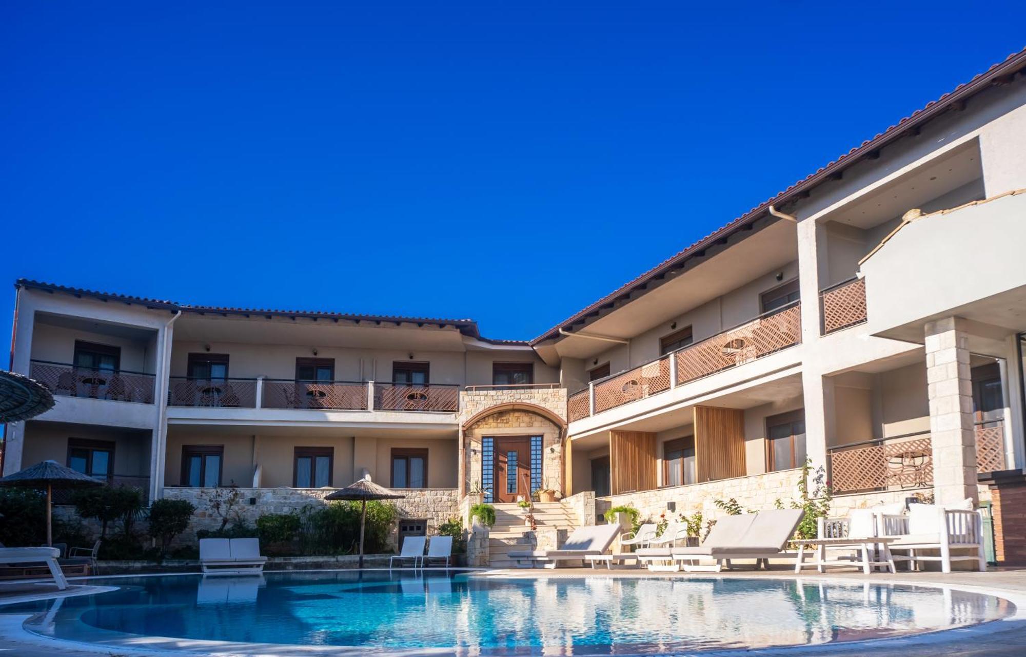 Stamos Hotel Afytos Exterior foto